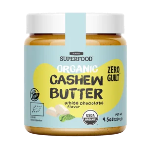 Valge Šokolaadi Maitsega Kašupähklikreem Roheliste Kohviubadega Zero Guilt 270g